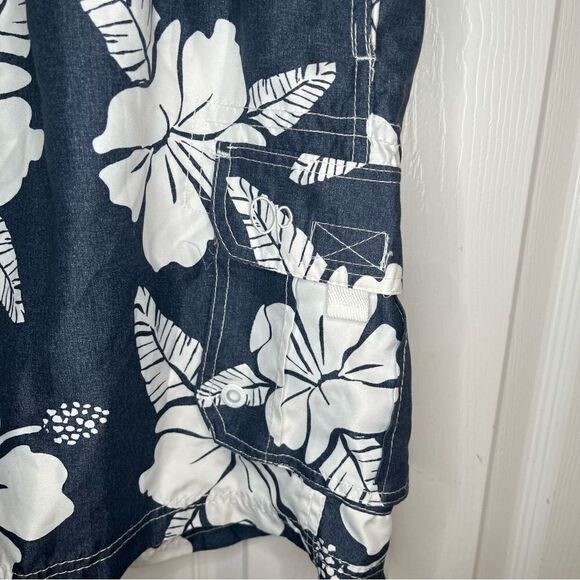 Op Men’s Hawaiian Board Shorts Cargo Waist Swim Shorts Drawstring Waist 28-30 S - Picture 5 of 11